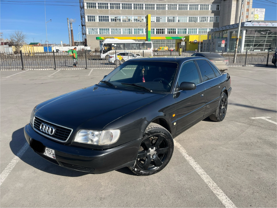 Перетяжка потолка Карпетом без снятия — Audi A6 (C4), 2,6 л, 1995 года ...