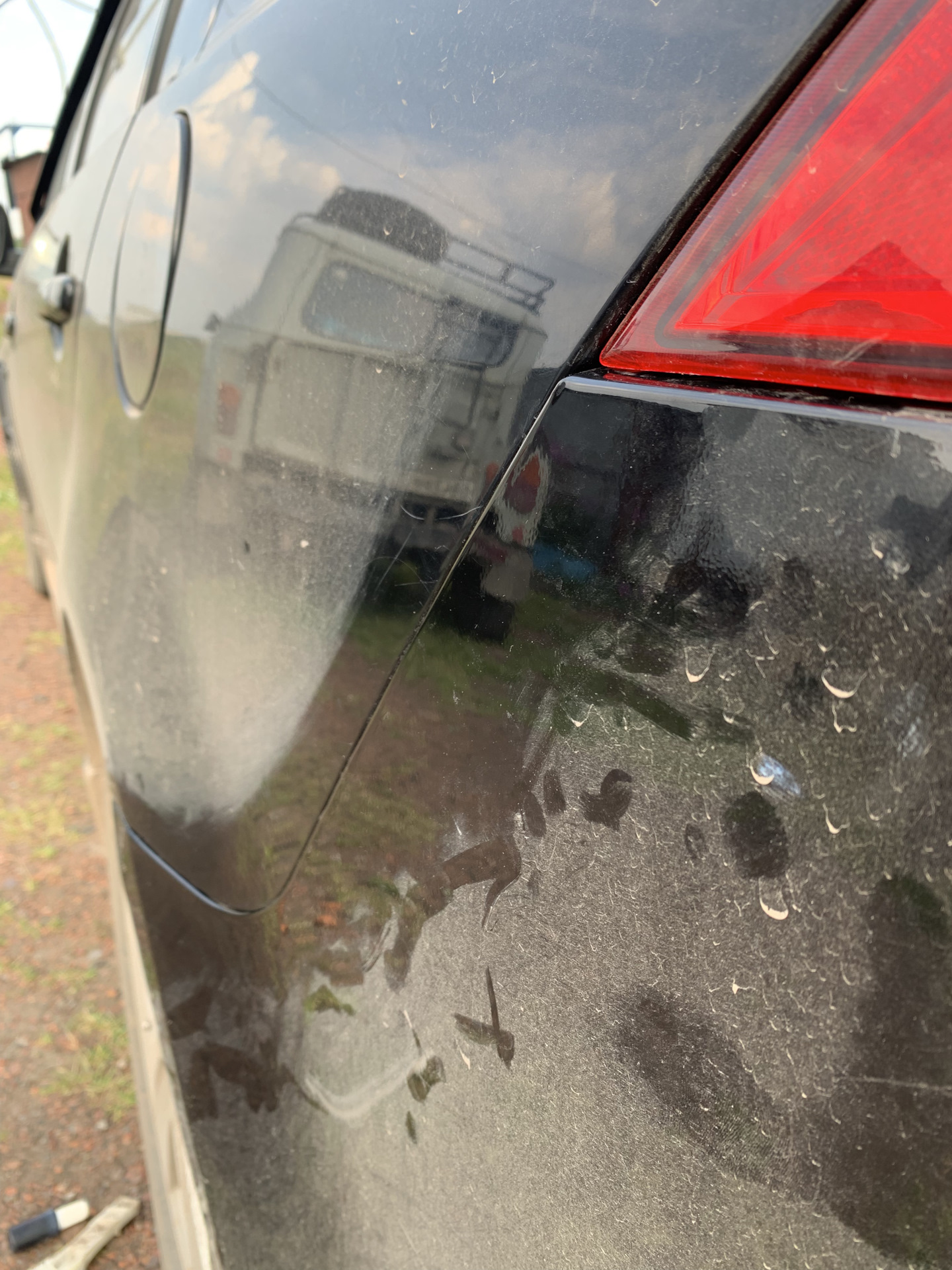 Замена креплений заднего бампера — Mitsubishi Lancer X, 2 л, 2008 года ...