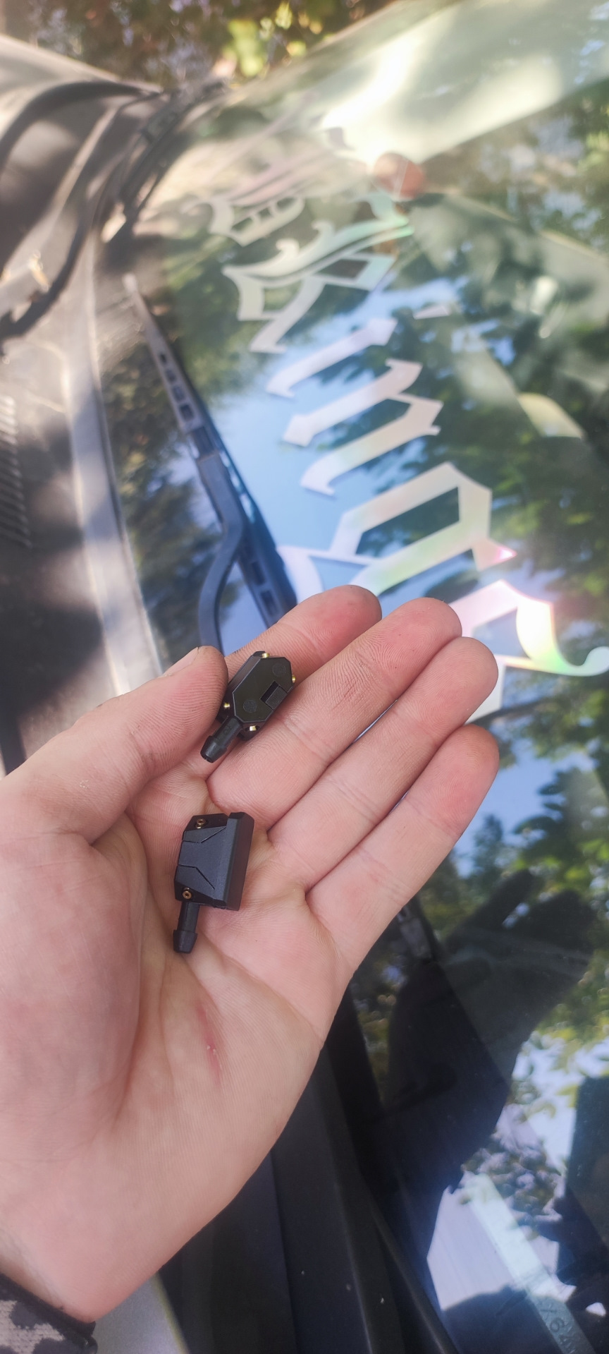 Форсунки омывателя на дворники — Scion xB I, 1,5 л, 2007 года ...