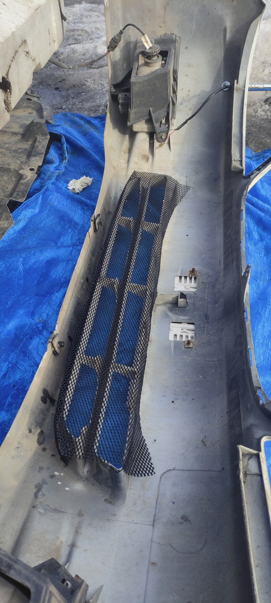 Антена в бампер🎌 — Toyota Corolla Fielder (E120), 1,5 л, 2002 года ...