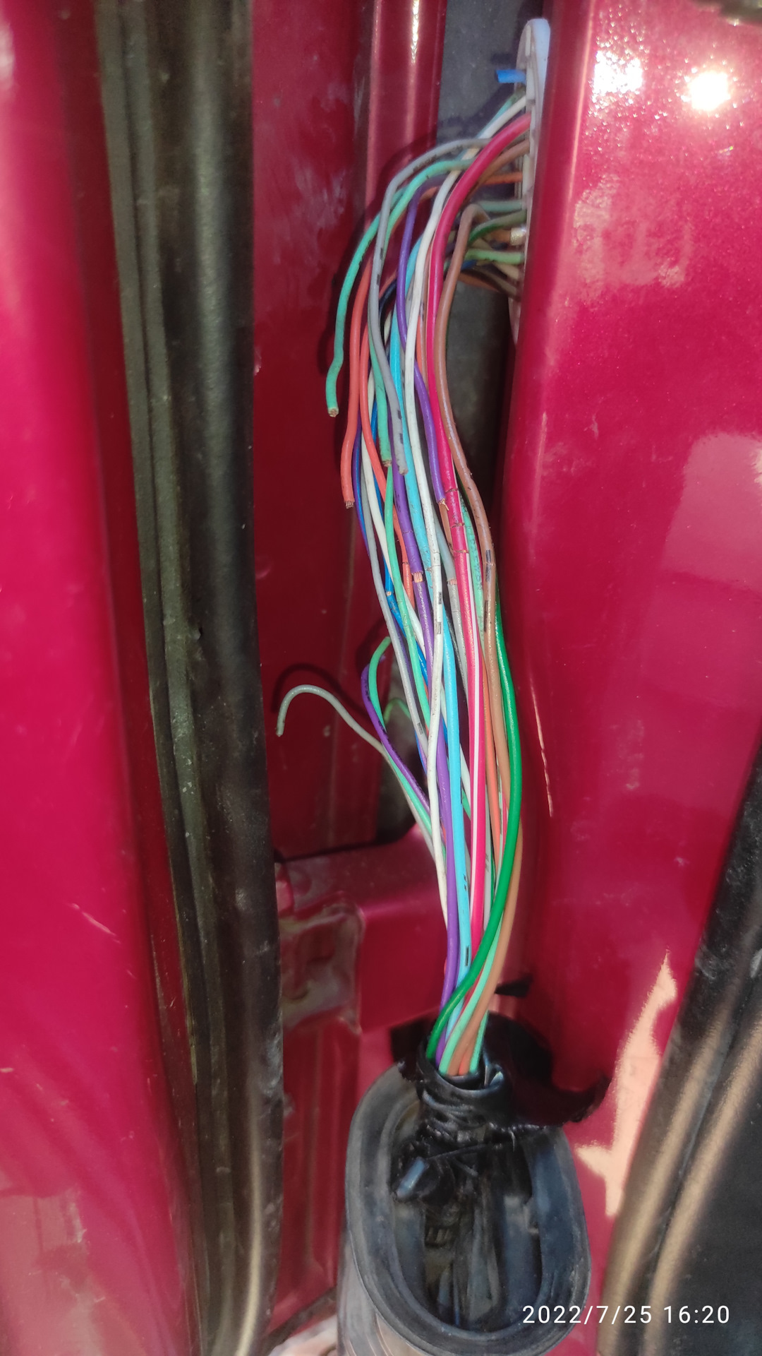 Ремонт проводки водительской двери — Chevrolet Aveo 5-door (1G), 1,4 л ...