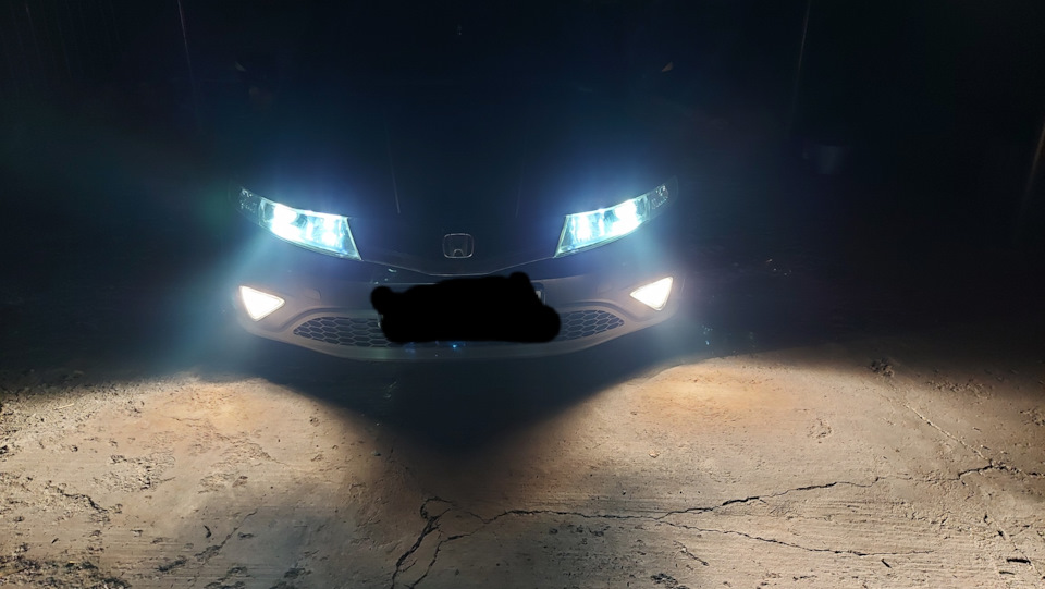Полируем фары или "наконец-то я все вижу" — Honda Civic 5D (8G), 1,8 л ...