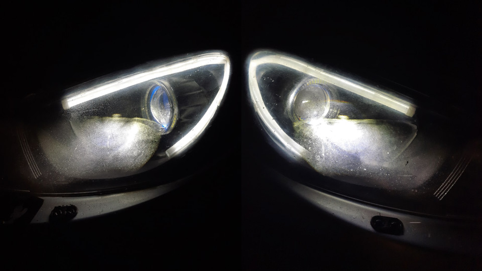Установка светодиодных линз 3 дюйма — Hyundai Solaris (1G), 1,4 л, 2011 ...
