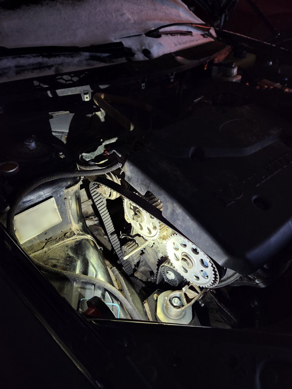 Установка шпильки натяжного ролика на 126 мотор или еще походит — Lada ...