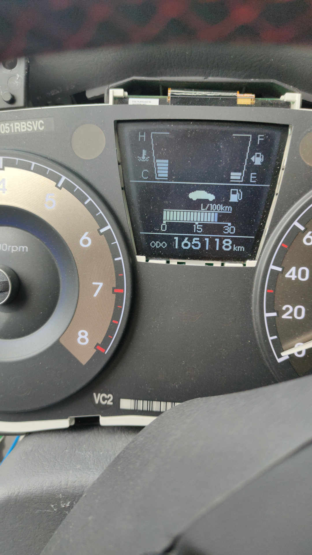 Панель приборов от Хендай Solaris в Акцент часть 3. — Hyundai Accent ...