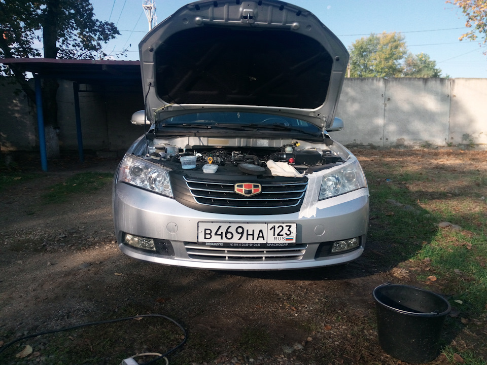Отполировал фары — Geely Emgrand EC7 FE-1, 1,8 л, 2013 года | своими ...