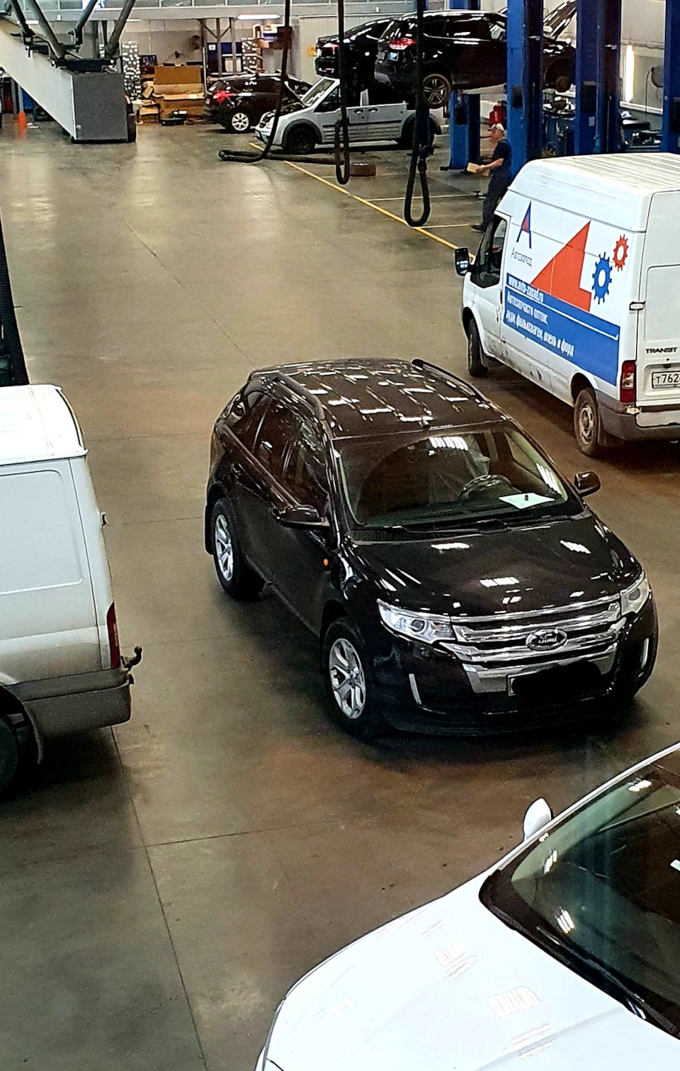 ТО 135К, замена переднего ступичного и сход-развал — Ford Edge (1G), 3,5 л,  2014 года | визит на сервис | DRIVE2