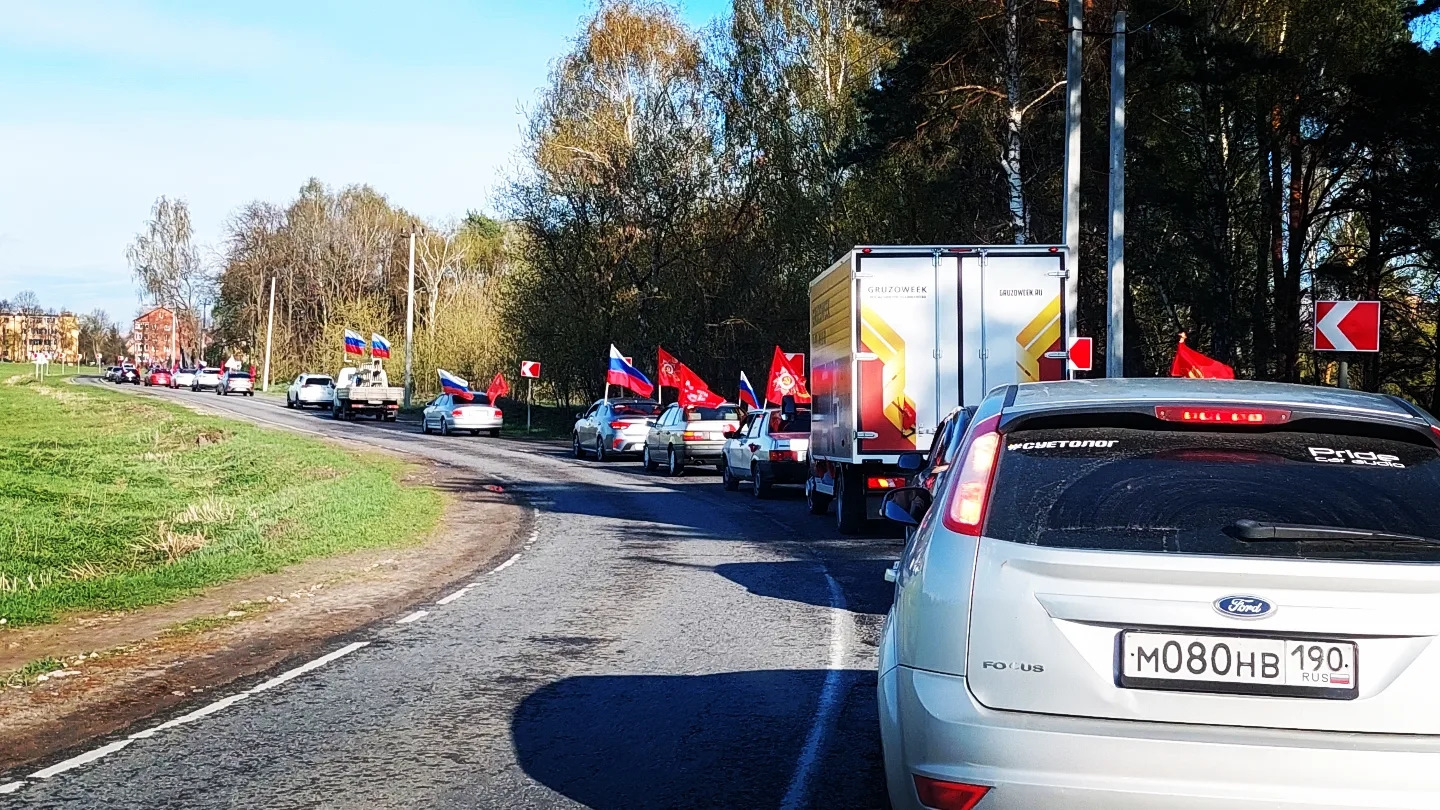 Автопробег посвященный Дню Победы г. Подольск — Lada Largus Cross, 1,6 л,  2017 года | покатушки | DRIVE2