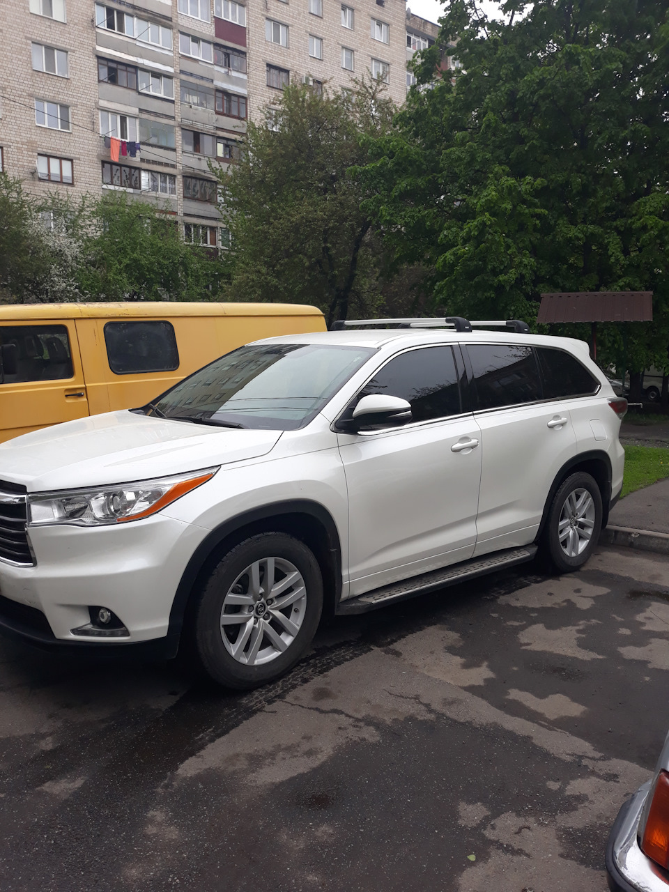 Поперечины- готовы)) — Toyota Highlander (XU50), 2,7 л, 2016 года ...