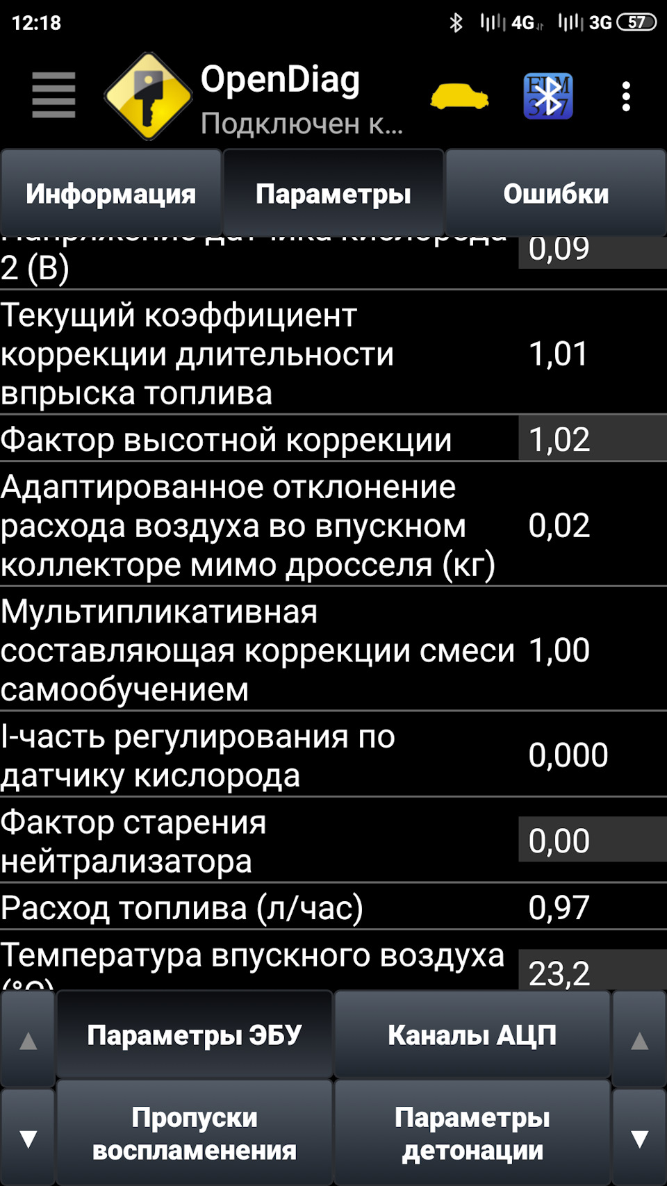 Адаптированное отклонения воздуха мимо дросселя. Адаптированное отклонения воздуха мимо дросселя