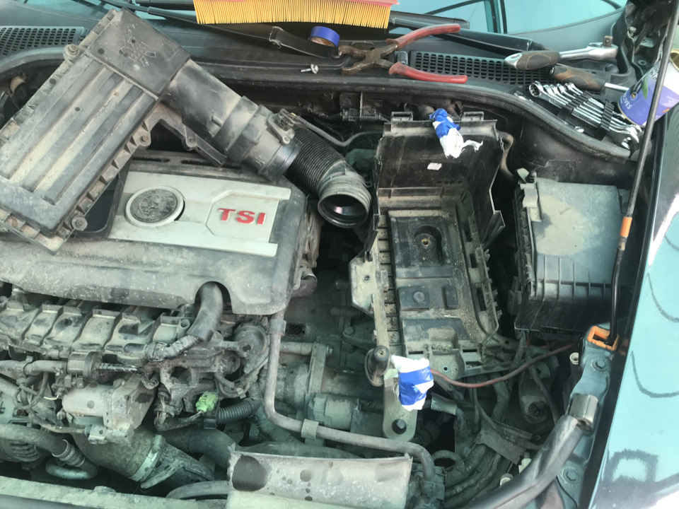 Замена масла в ДСГ 7 часть 1 — Skoda Octavia A5 Mk2, 1,8 л, 2010 года ...