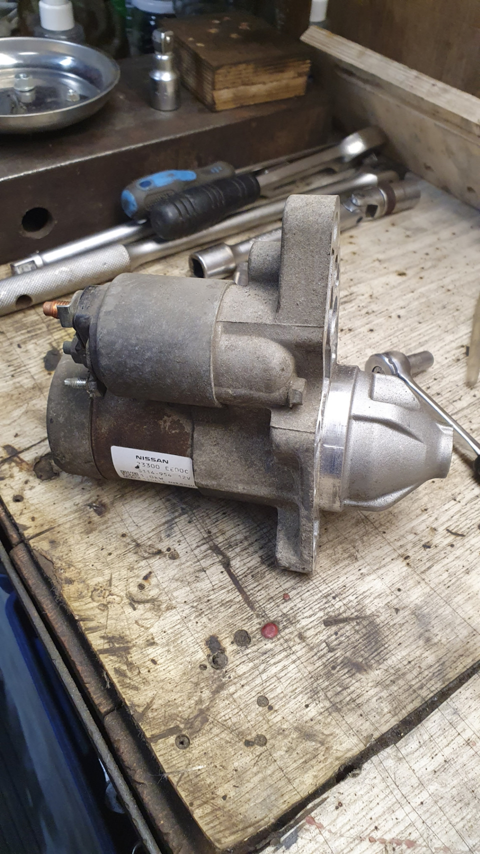 Ревизия стартера — Nissan Tiida (1G), 1,6 л, 2012 года | плановое ТО ...