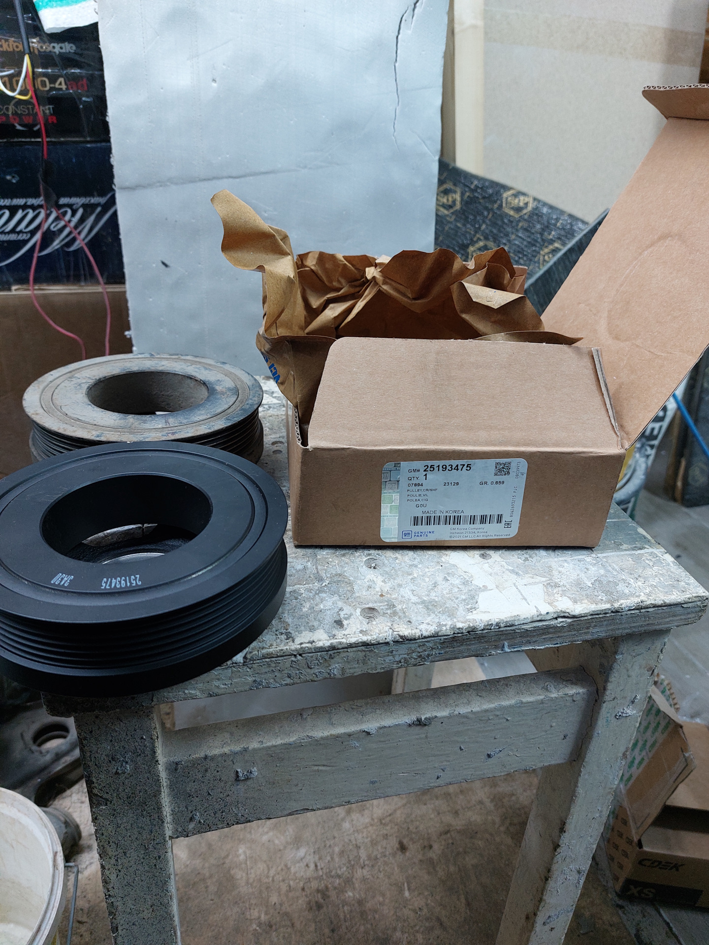 Замена шестеренки выпускного распредвала и шкива коленвала. — Chevrolet ...