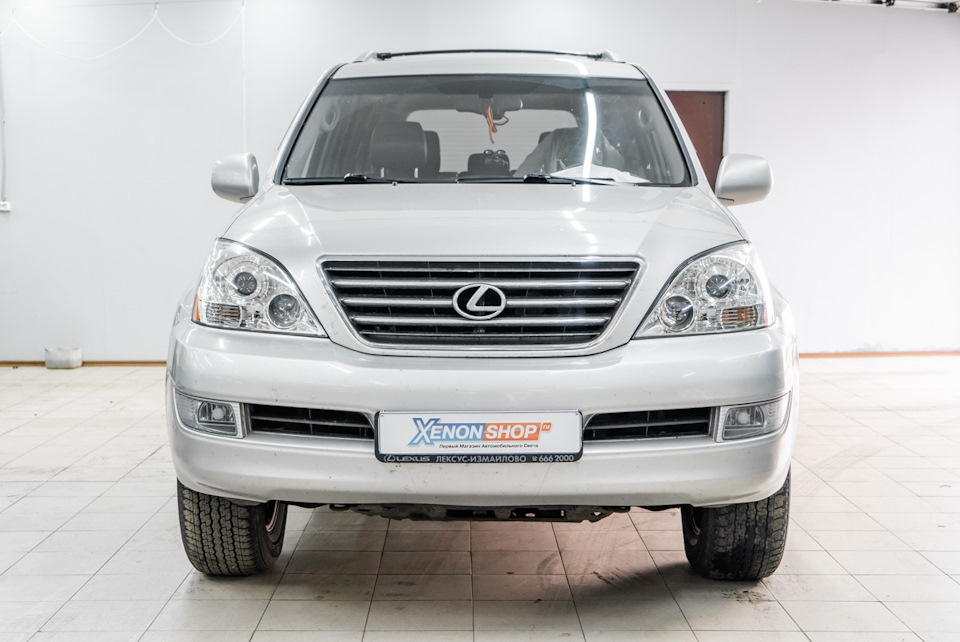 Поклейка защитной пленки на фары Лексус ГХ470 / Lexus GX470 — Xenonshop ...
