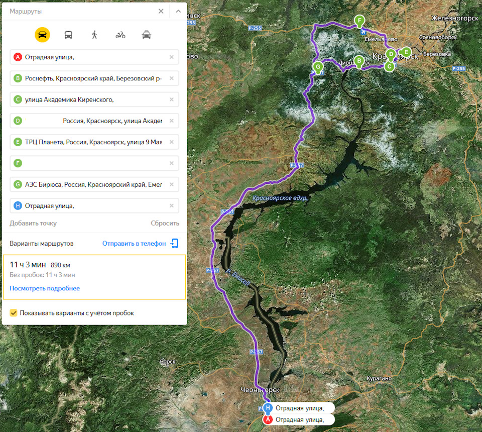 Потрошиловский бор как доехать с абакана карта
