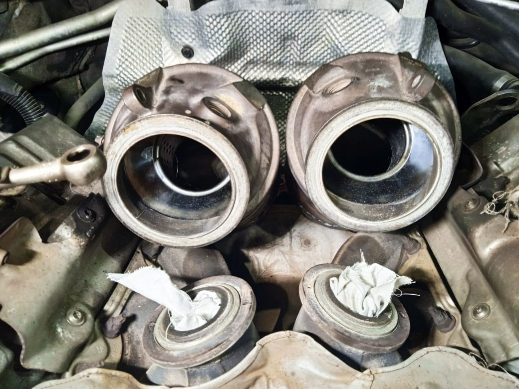 Удаление катализаторов БМВ Х6 Е71 4.4 битурбо — GTurbo Выхлоп на DRIVE2