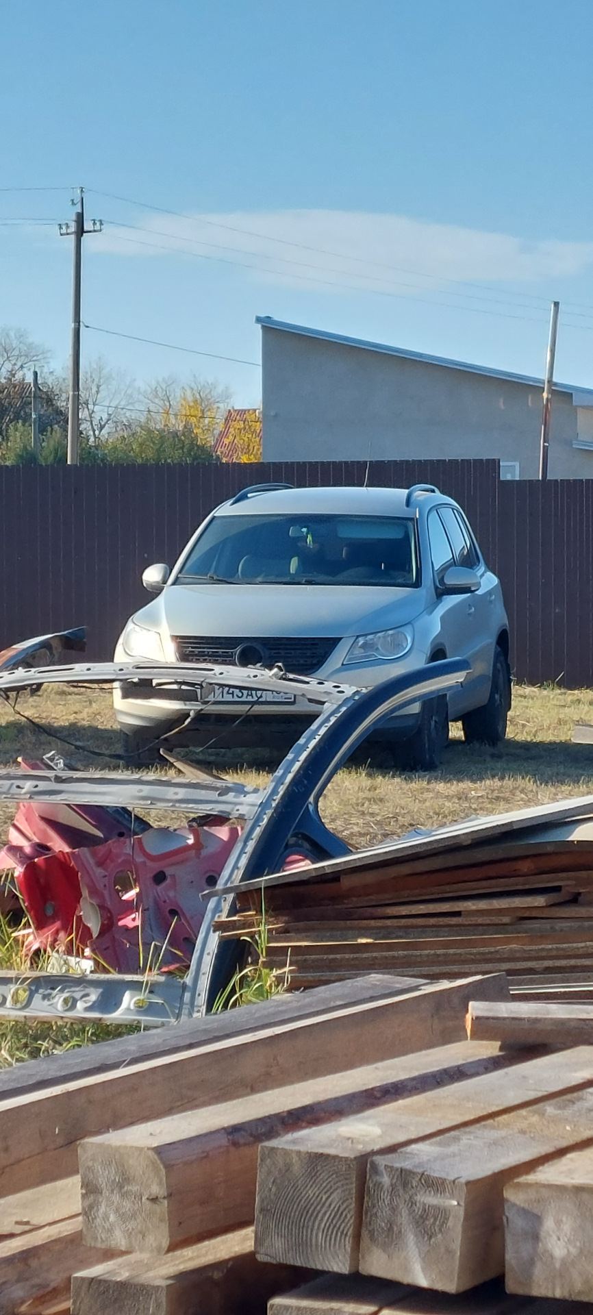 Сетки вместо тонировки — Volkswagen Tiguan (1G), 2 л, 2010 года ...