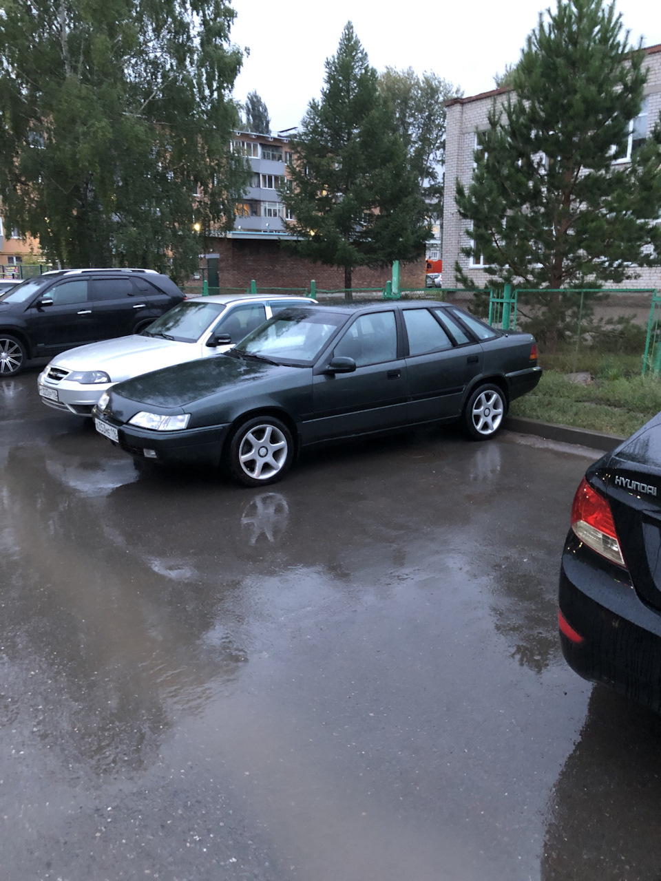 OZ Racing Saturn, классные все таки диски😌 — Daewoo Espero, 2 л, 1999 ...