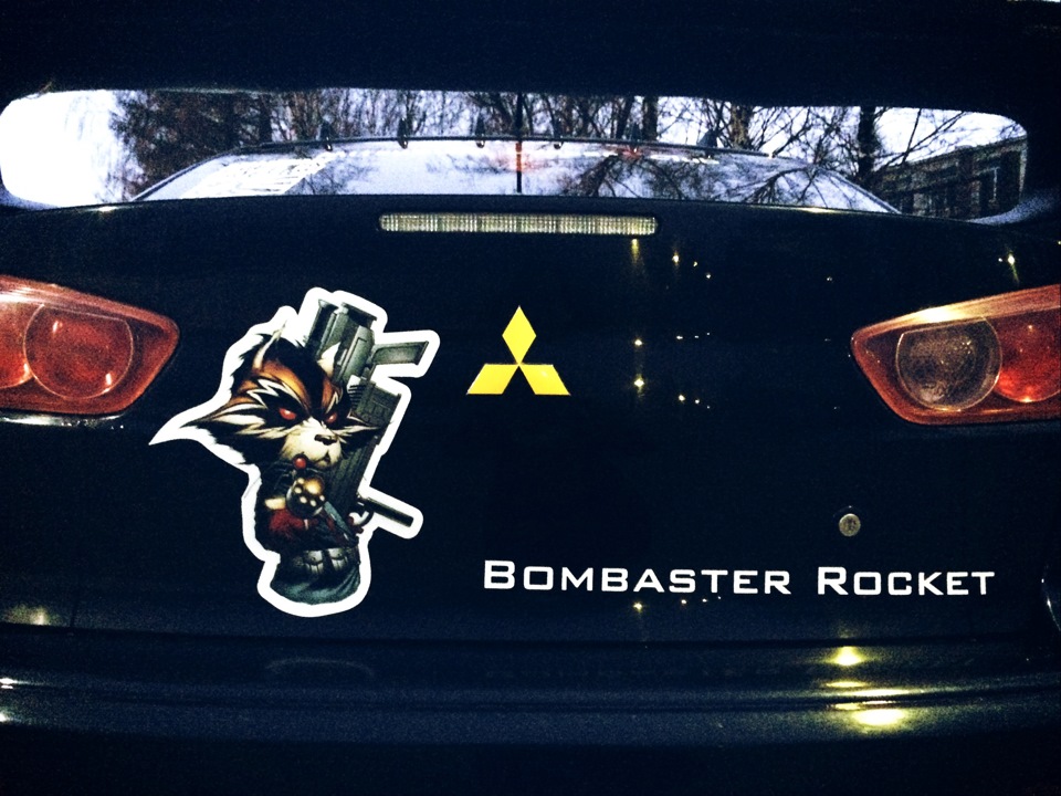 Bombaster Rocket — Mitsubishi Lancer X, 1,8 л, 2008 года | стайлинг ...
