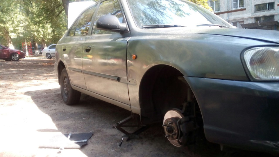 Первое испытание Акцента… — Hyundai Accent (2G), 1,5 л, 2007 года ...