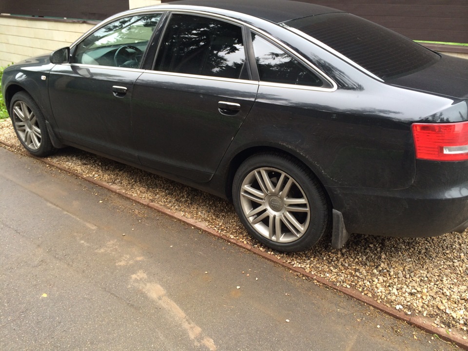 Купил диски. — Audi A6 (C6), 2 л, 2009 года | колёсные диски | DRIVE2