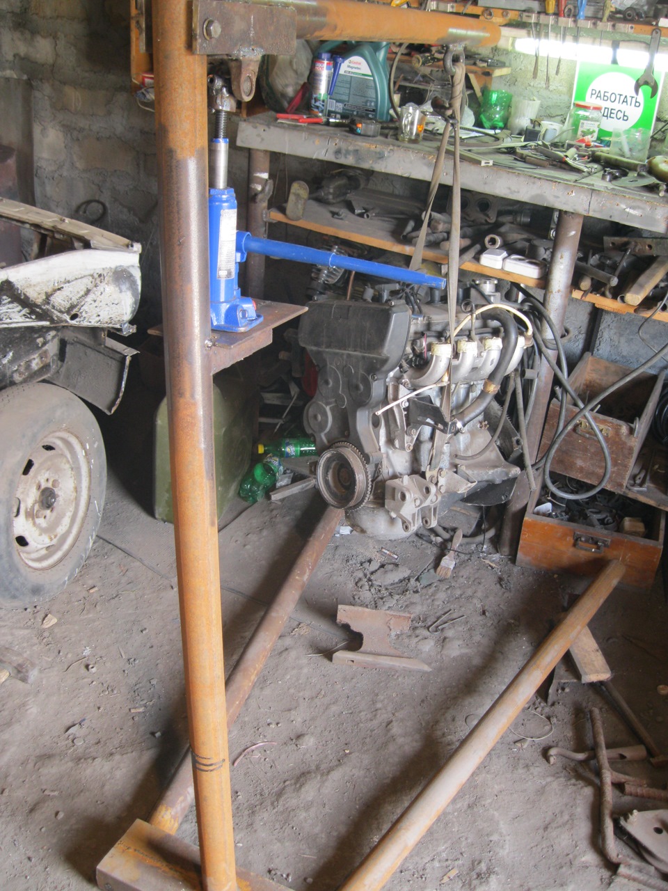 Кран гаражный гидравлический складной купить для двигателя Nordberg — «Гараж-Инструмент»