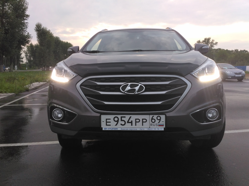 Решетка MOBIS — Hyundai ix35, 2 л, 2013 года | тюнинг | DRIVE2