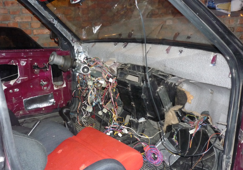 УСТАНОВКА ЕВРОПАНЕЛИ (ЧАСТЬ № 2) — Lada 21099, 1,7 л, 1996 года ...