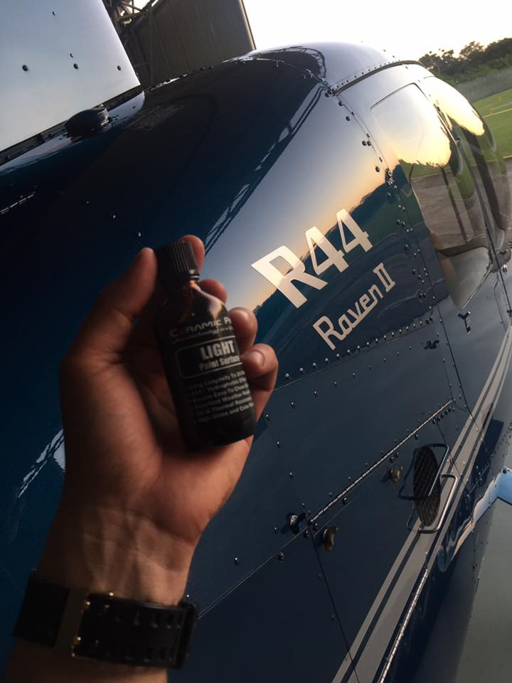 Вертолет Robinson R44 под защитой нанокерамики Ceramic Pro