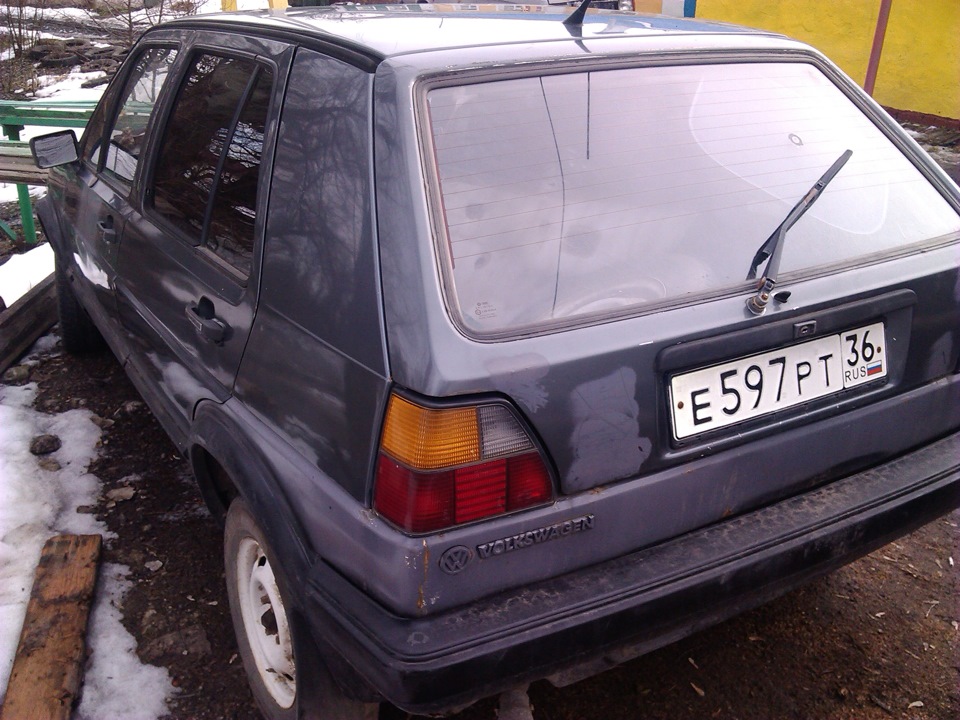 Знакомство и первый ремонт. — Volkswagen Golf Mk2, 1,6 л, 1987 года ...