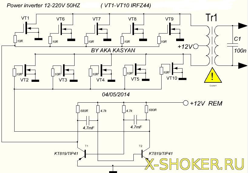 Инвертор без трансформатора лучшие транзисторы