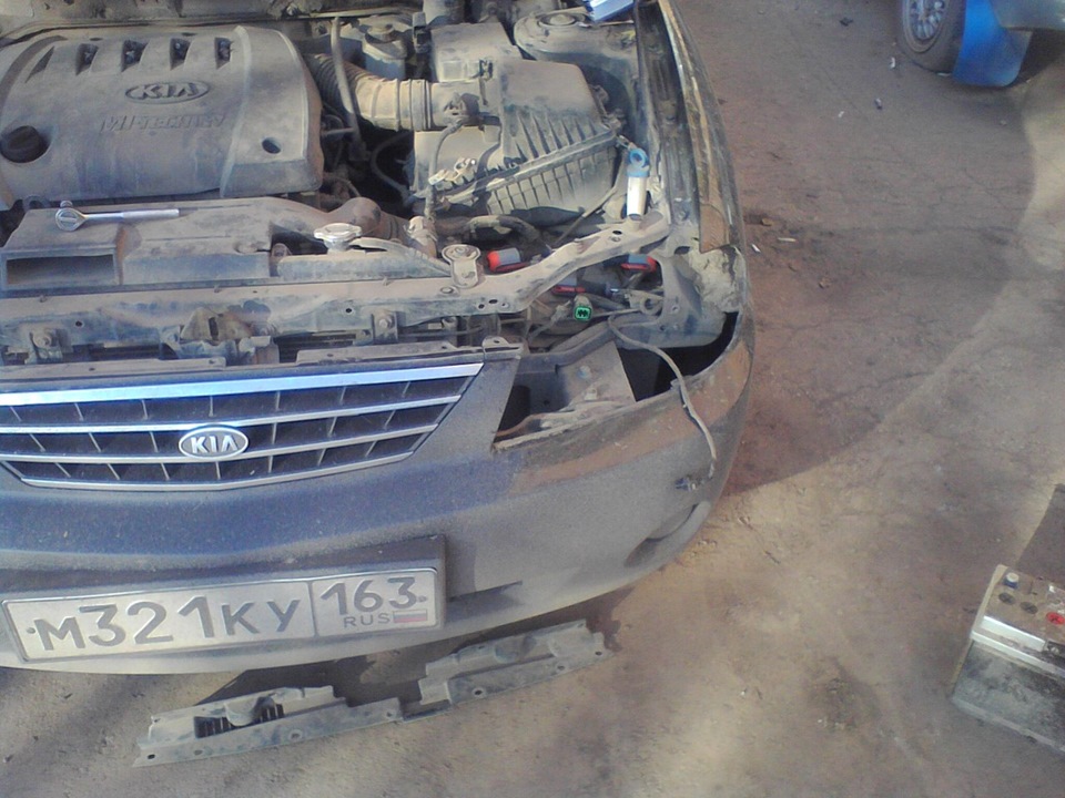 Ксенон 6000K в ПТФ — KIA Spectra, 1,6 л, 2008 года | электроника | DRIVE2