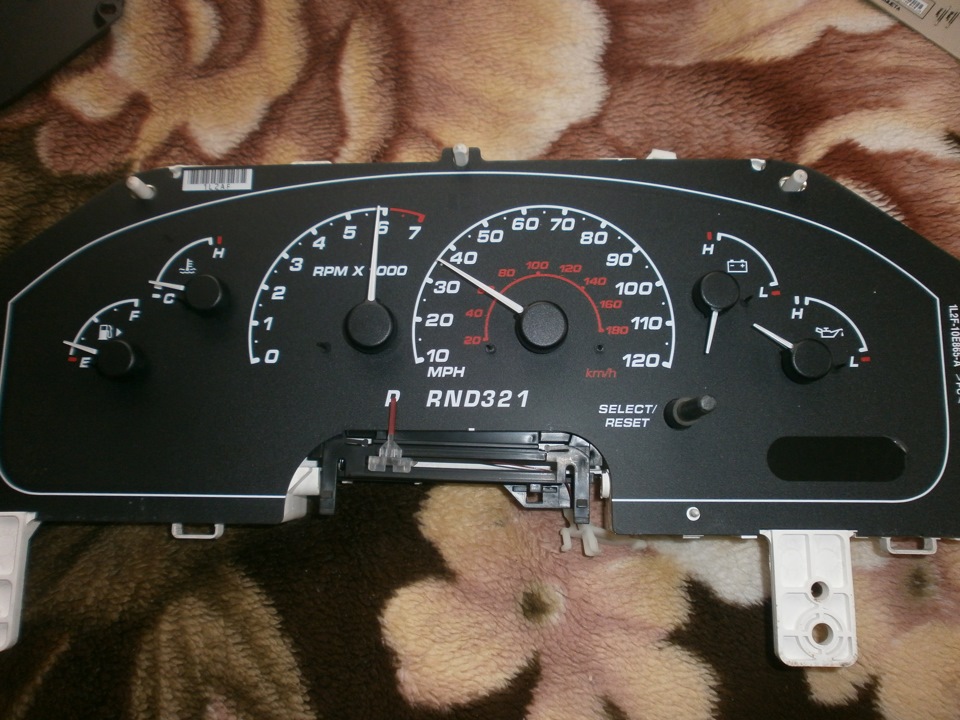 Стрелки приборов от Ford Explorer+Шкалы приборов — Lada 21073, 1,5 л ...