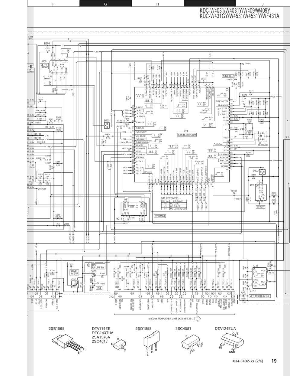 Kdc 231 xm p15 принципиальная схема