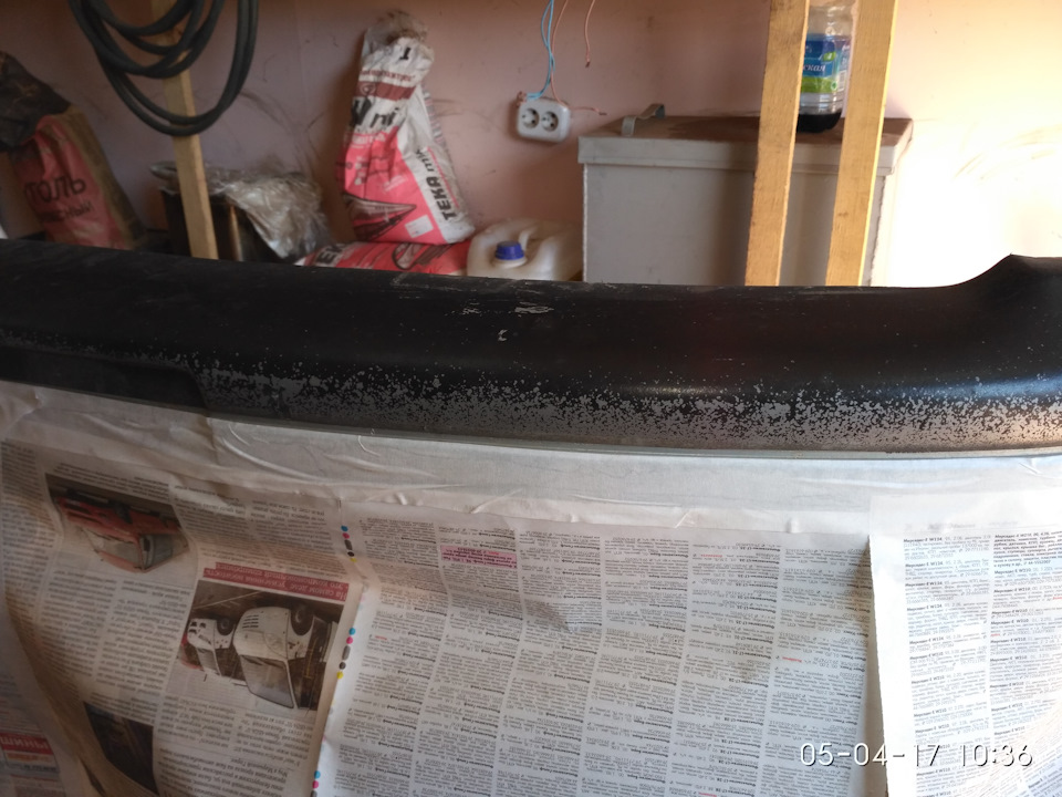 Передний. Пескоструй и камешки. — Renault Laguna I