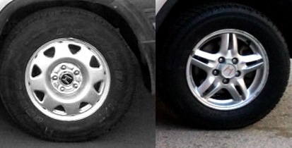 Родные железные диски VS Родные фельги — Honda CR-V (RD1/RD2), 2 л ...