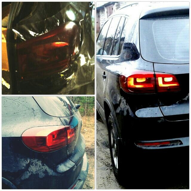 Тонирование фар VW Tiguan — DRIVE2