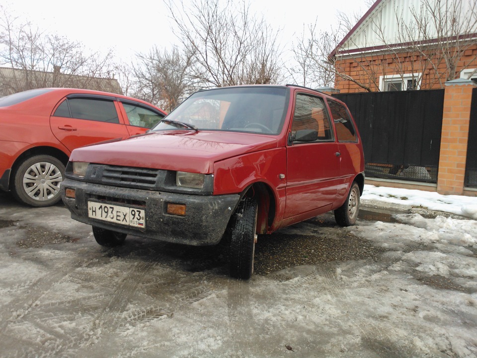 машинка покрашена — Lada 11113 Ока, 0,7 л, 2003 года | кузовной ремонт ...