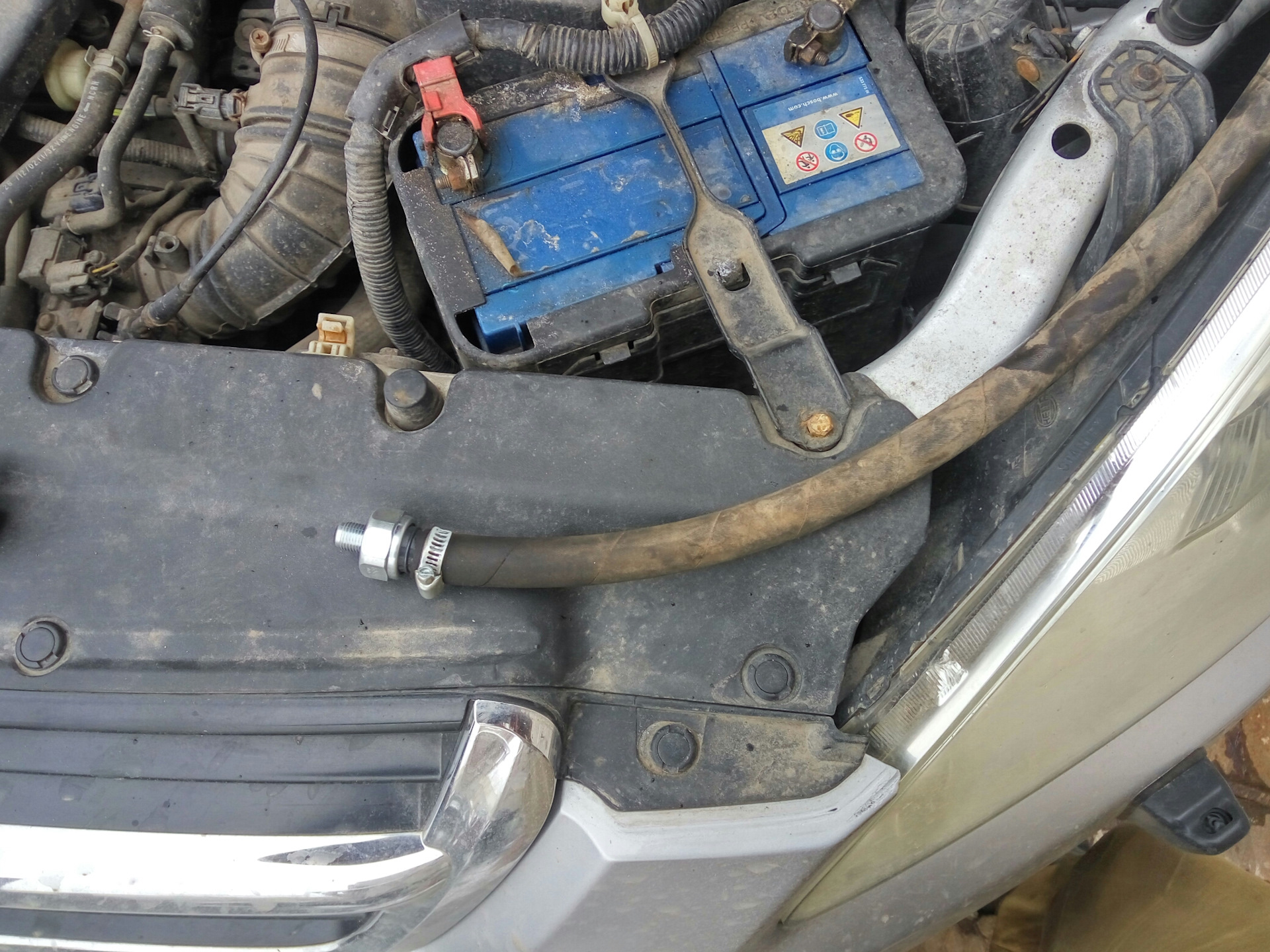 Замена датчика детонации — Honda CR-V (RD4/RD5/RD6/RD7), 2 л, 2003 года ...