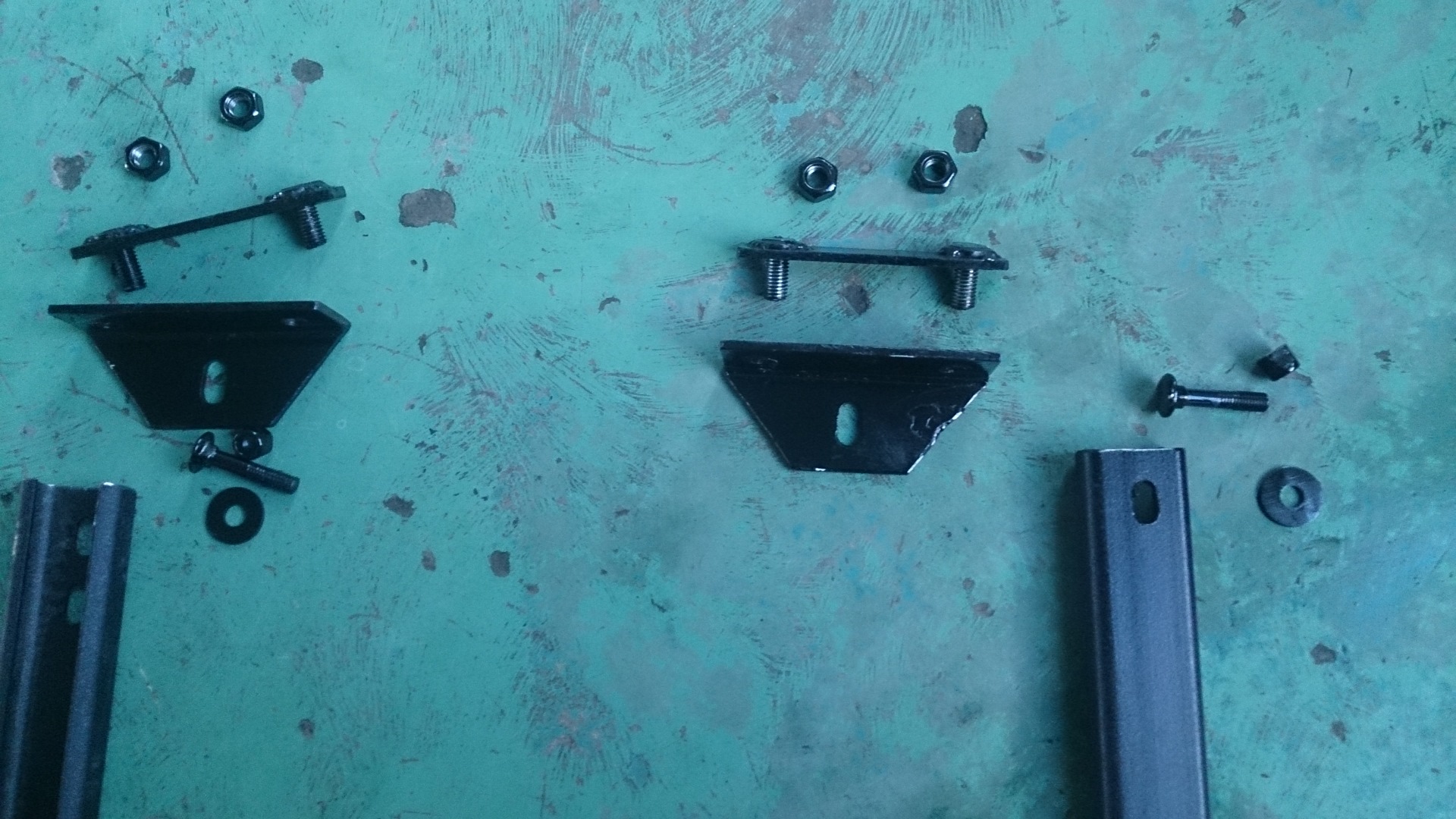 Поперечины на рейлинги. — Toyota Land Cruiser Prado 120-series, 2,7 л ...