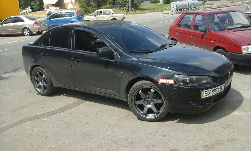 Диски — Mitsubishi Lancer X, 1,5 л, 2008 года | колёсные диски | DRIVE2