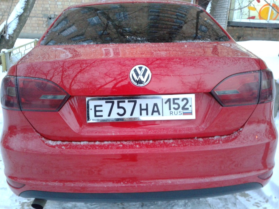 Легкая тонировка фар. — Volkswagen Jetta VI, 1,6 л., 2012 года ...