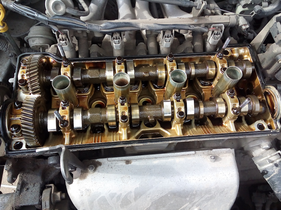 Замена ремня Грм — Toyota Corona Premio (T210), 1,8 л, 1999 года ...