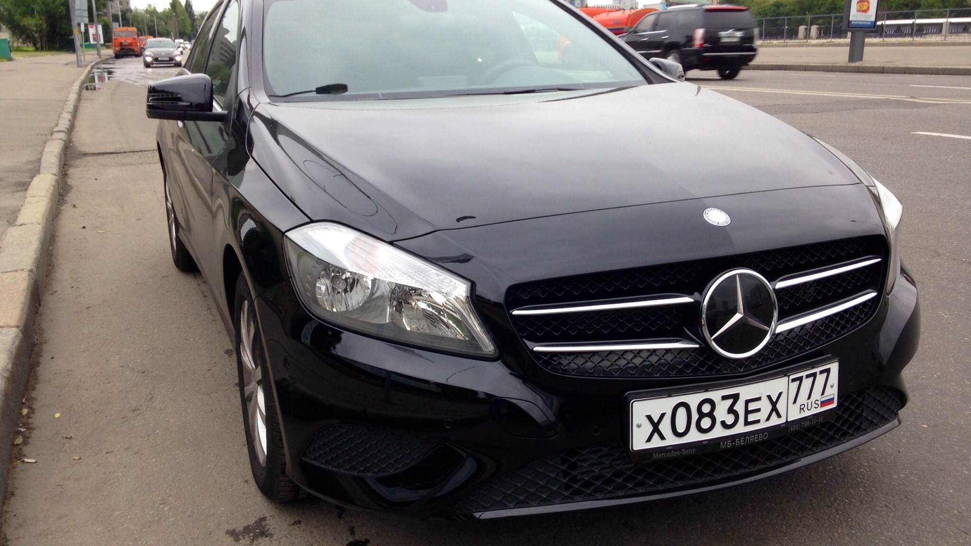 Mercedes-Benz A-Class (W176) 1.6 бензиновый 2014 | Стильный Черный А180 на  DRIVE2