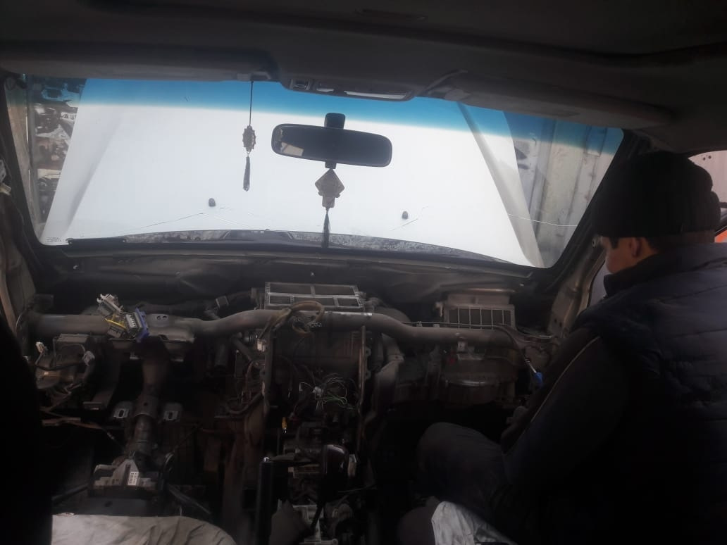 Замена печного радиатора — Mitsubishi Pajero (3G), 3 л, 2006 года ...