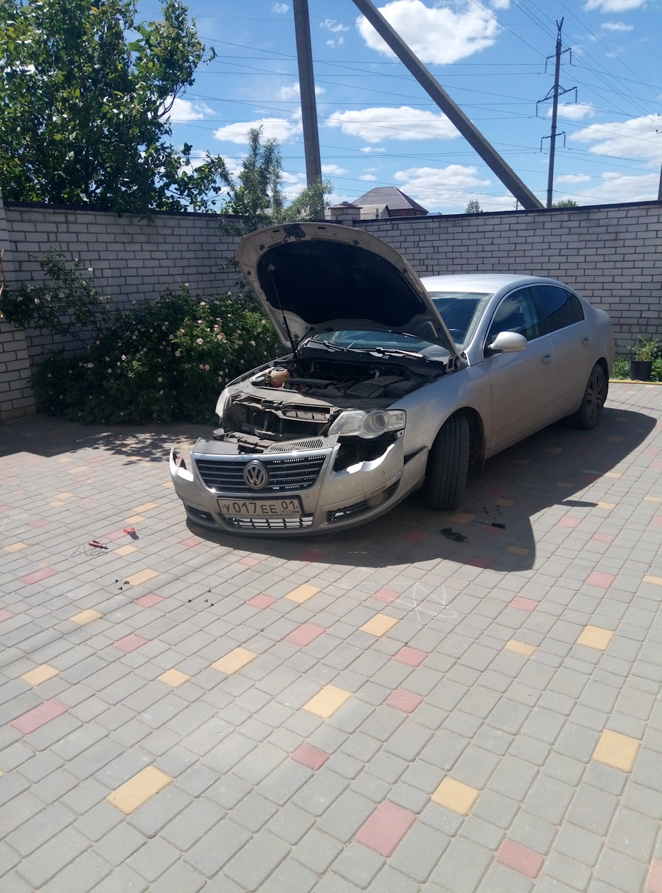 Парктороники снова в строю — Volkswagen Passat B6, 2 л., 2006 года ...