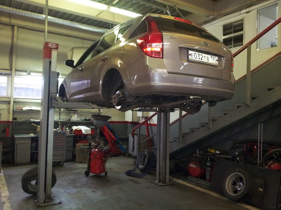 Плановое ТО-1 — KIA Ceed SW (1G), 1,6 л, 2012 года | плановое ТО | DRIVE2