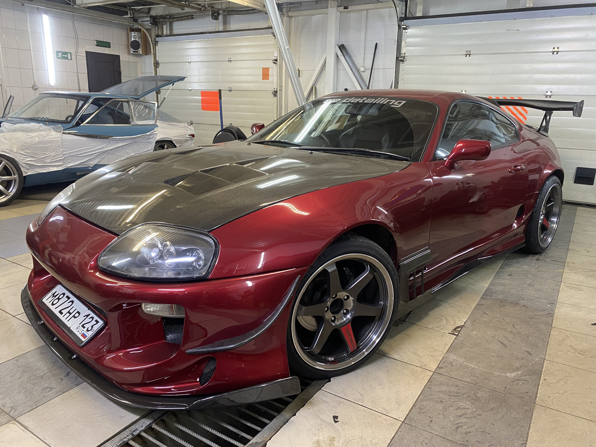 Наклейки на диски TE37sl — Toyota Supra (80), 3 л, 2000 года | стайлинг |  DRIVE2