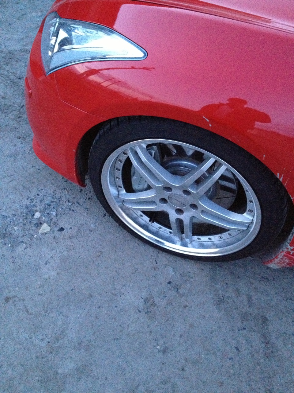 Парочка Work Gnosis GS2 8,5J+25 20" (R DISC) — Infiniti G37 Coupe, 3,7