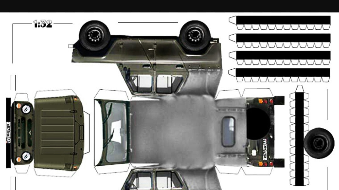 Покажи самоделки из бумаги УАЗ 469 2.5 бензиновый 1986 на DRIVE2